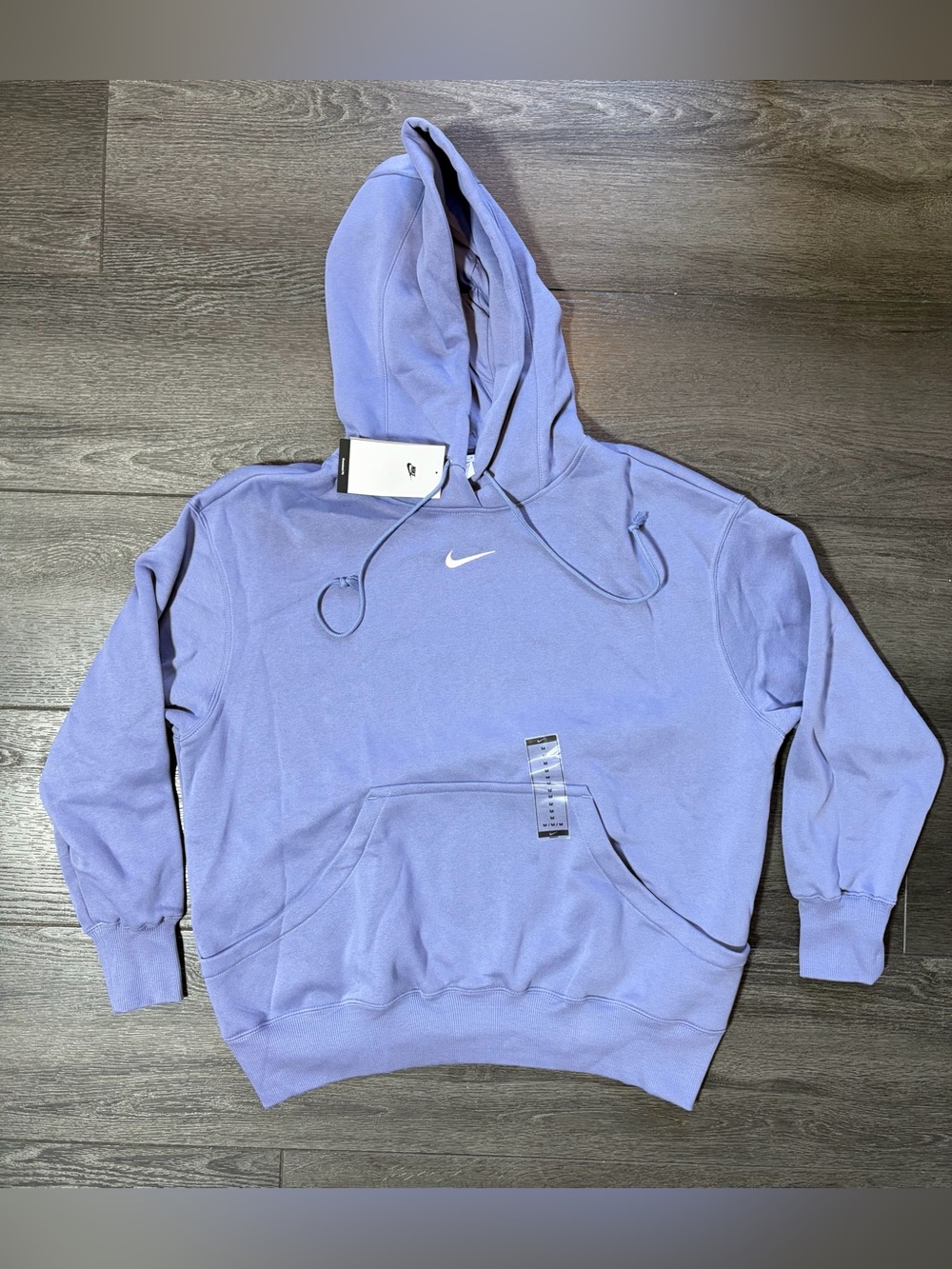 Nike Phoenix Fleece Oversized Fit Pullover Hoodie DQ5860-499 Blue Women’s Size M